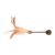 Flamingo Katzenspielzeug Topsy Stick Holz + Kugel Matatabi Natur 25cm