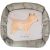 Mr. & Mrs. Panda Tierbett Cairn Terrier Lebensretter – Grau Pastell – Geschenk, Hundebett Luxus