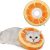 Haustier-Paradies Katzen-Halsband Einstellbare Katze Kegel Kragen Soft Cute Katze Erholung Kragen
