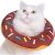 Haustier-Paradies Katzen-Halsband Einstellbare Katze Kegel Kragen weich, Katze Erholung Kragen