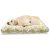 Abakuhaus Hundematratze beissfestes Kissen für Hunde und Katzen mit abnehmbaren Bezug, Banane Aquarell-gelbe Früchte
