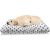 Abakuhaus Hundematratze beissfestes Kissen für Hunde und Katzen mit abnehmbaren Bezug, Schnecke Abstrakte Shell Graphic Prints