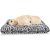 Abakuhaus Hundematratze beissfestes Kissen für Hunde und Katzen mit abnehmbaren Bezug, Safari Wellenförmige Tier-Tier-Streifen