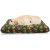 Abakuhaus Hundematratze beissfestes Kissen für Hunde und Katzen mit abnehmbaren Bezug, Muffin Kleine Kuchen mit Schlagsahne